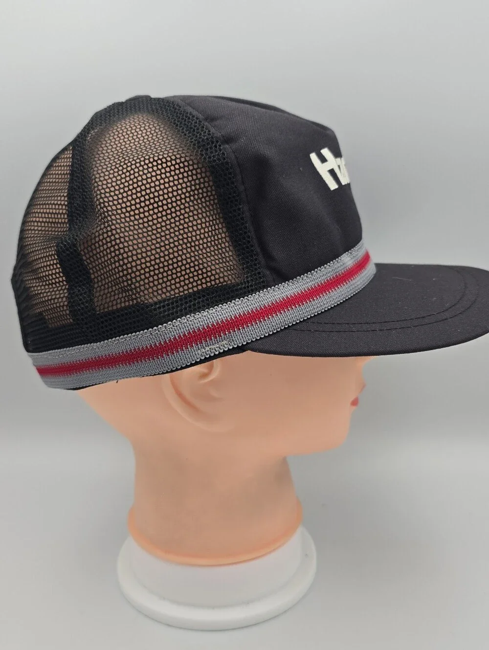 Vintage Unbranded Hardee's Trucker Adjustable Snapback Hat (Deteriorating Foam)